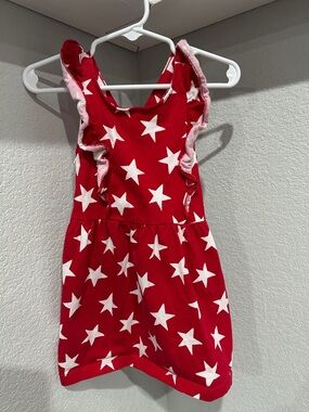 Carter's Red and White Star Summer Dress 2T